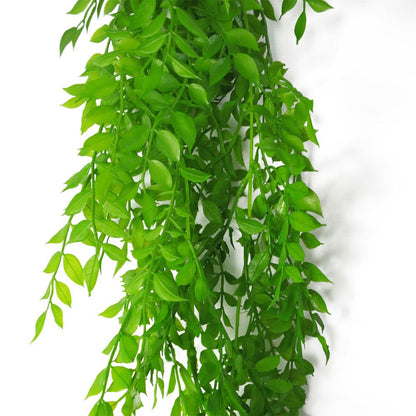 100cm Light Green Hanging String of Pearls Fern Plant - Realistic Look