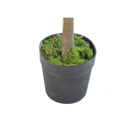 130cm Red & Green Artificial Ficus Tree - Vibrant Decor for Interiors