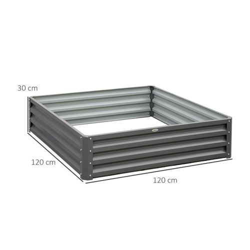 Metal Raised Garden Bed: Durable Steel Planter for Flowers & Veggies