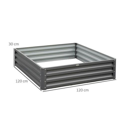 Metal Raised Garden Bed: Durable Steel Planter for Flowers & Veggies