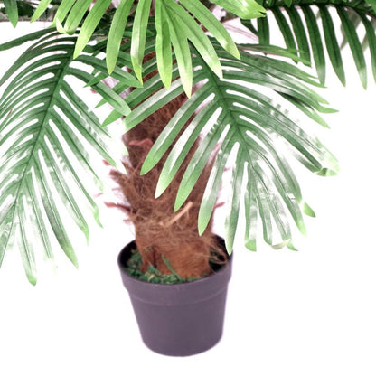 100cm Artificial Princess Palm Tree with Brown Trunk, Lifelike Décor