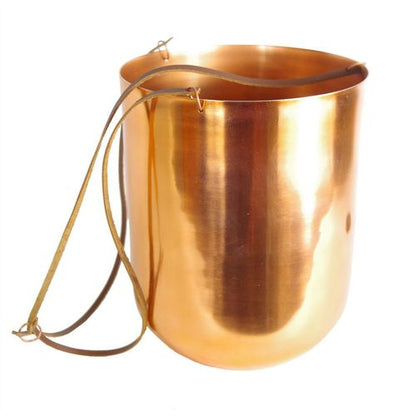 Leaf Copper Hanging Planter 18 x 22cm