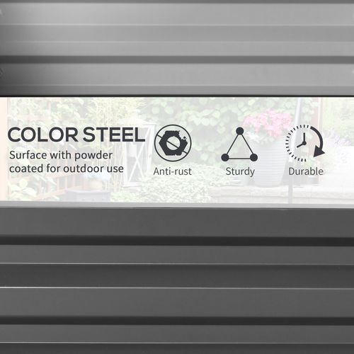 Elevated Garden Bed - Steel Planter Box for Thriving Flowers