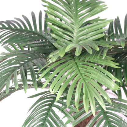 100cm Artificial Princess Palm Tree with Brown Trunk, Lifelike Décor