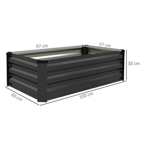 Durable Galvanised Raised Garden Beds - Set of 2 for Vibrant Growth!