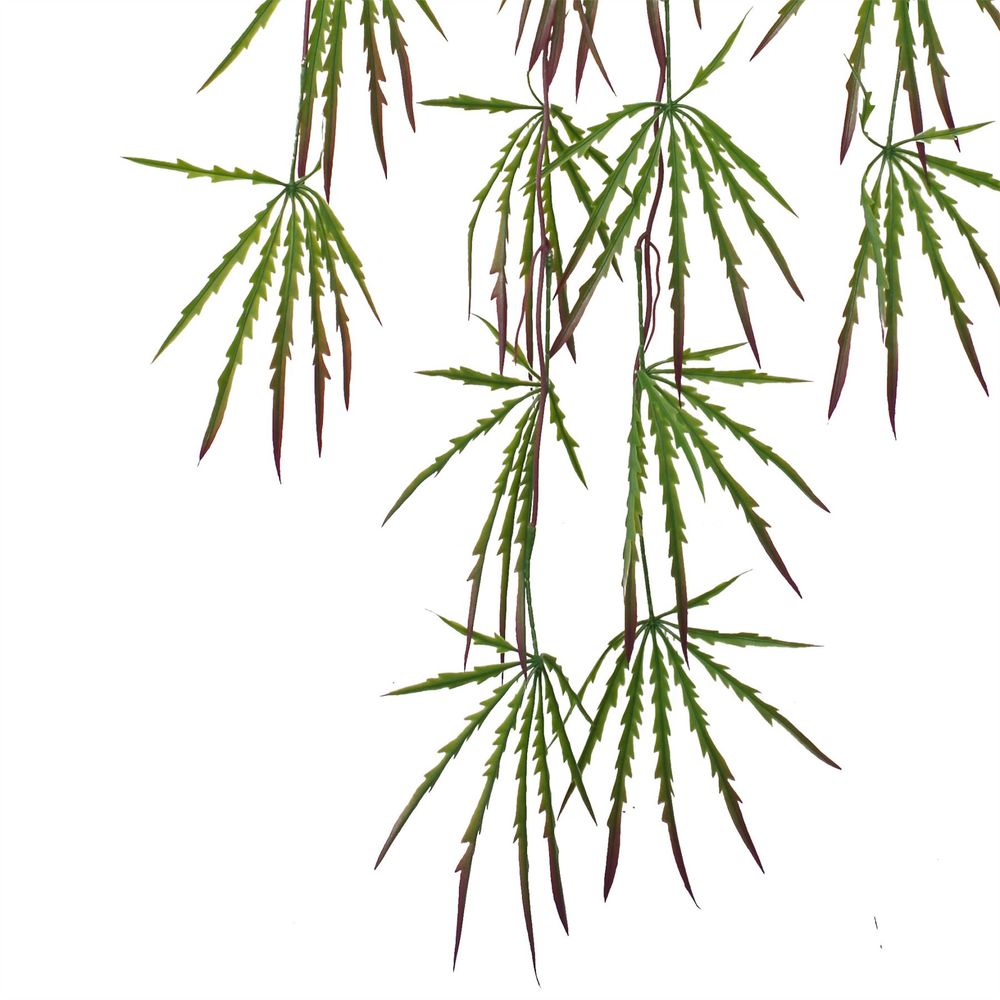 Pack of 12 Artificial 100cm Hanging Acer Spider Plants for Indoor and Outdoor Decor