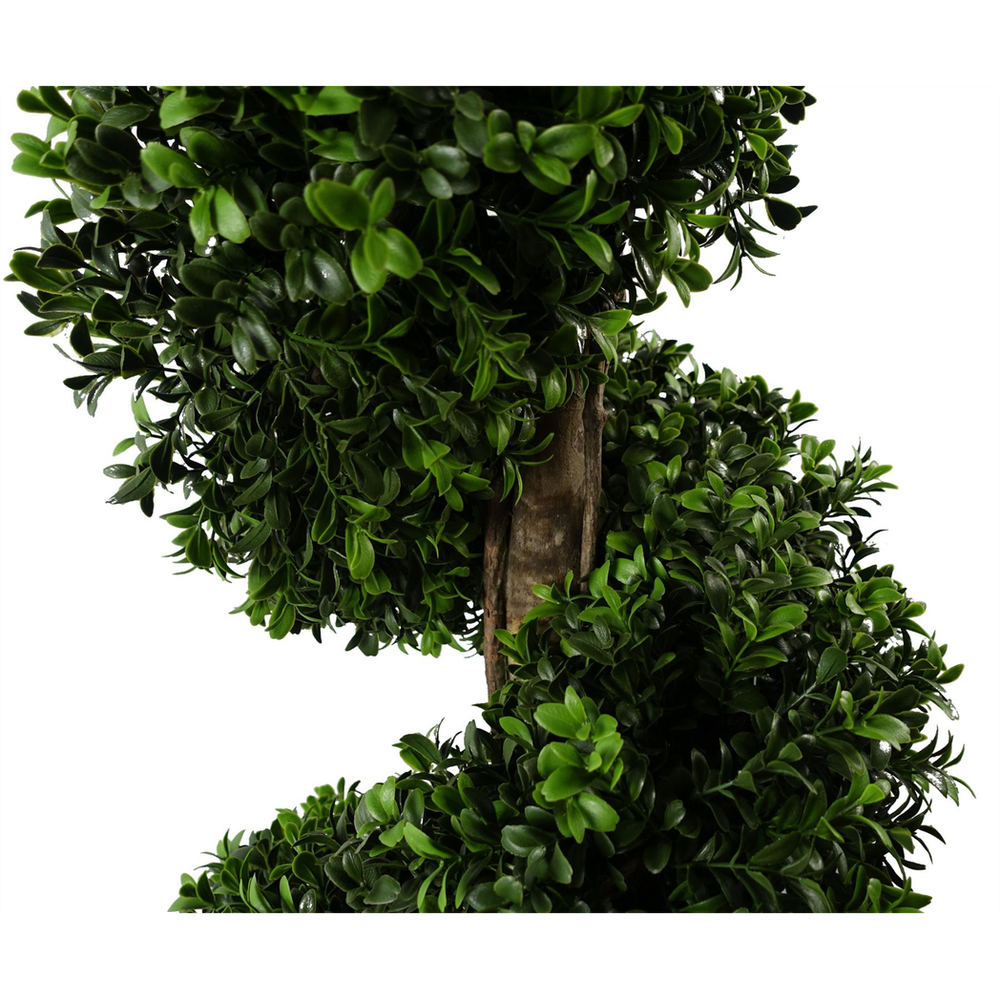 150cm Spiral Buxus Tree - Artificial and UV Resistant for Outdoor Spaces