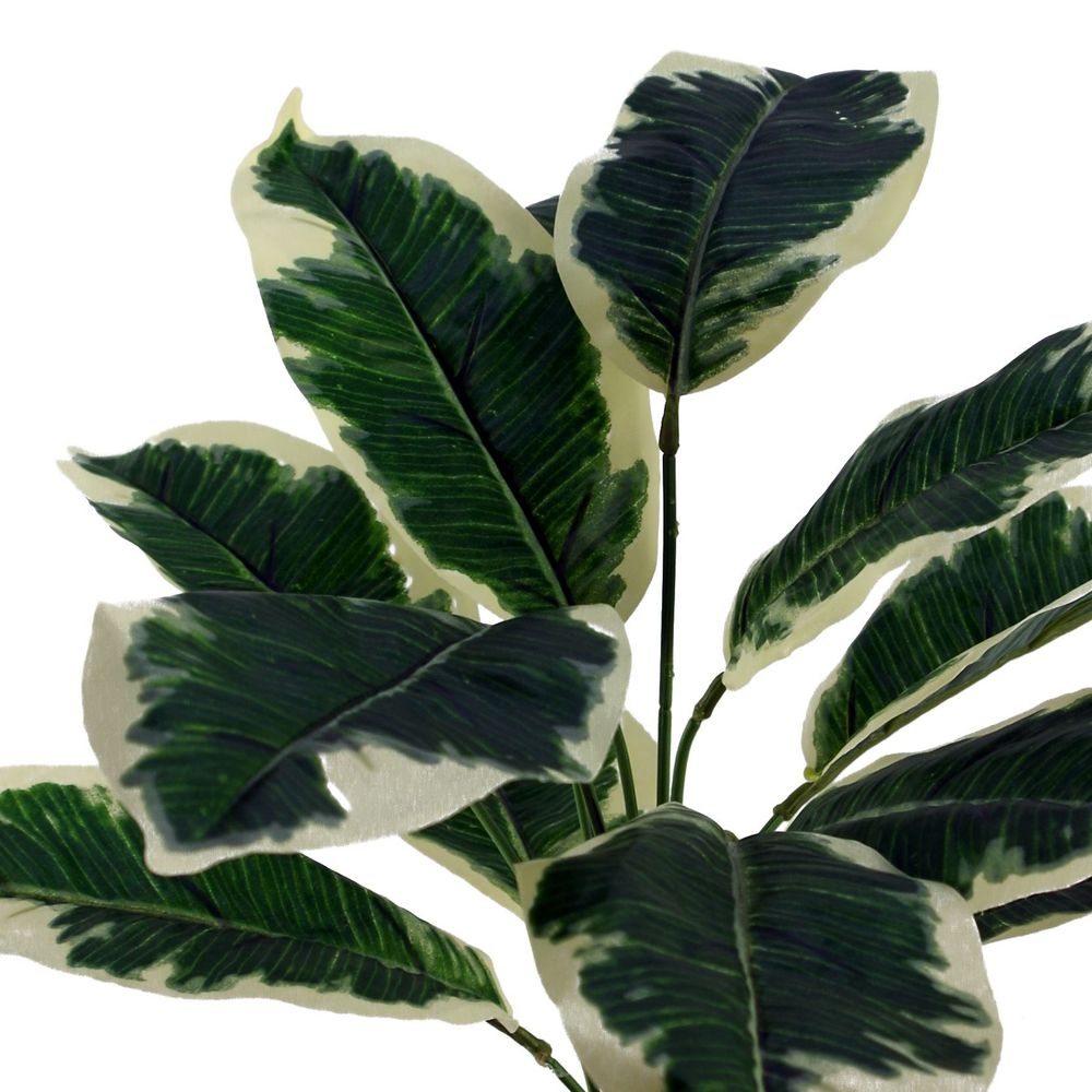 40cm Variegated Pothos Plant with Planter - Artificial