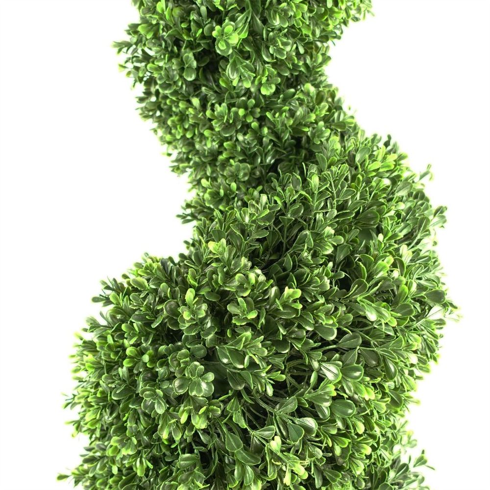 125cm UV Resistant Boxwood Spiral Tree with 920 Leaves for Lasting Beauty