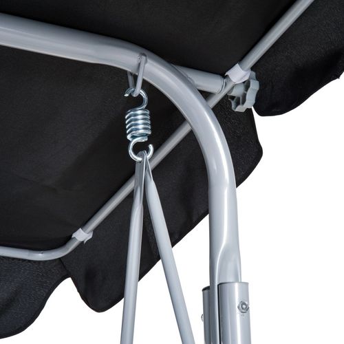 Stylish Outdoor 3-Seater Swing Chair with UV Canopy - Perfect for Relaxation!