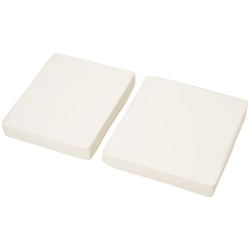 Transform Your Patio: Cream White Outdoor Seat & Back Cushion Set