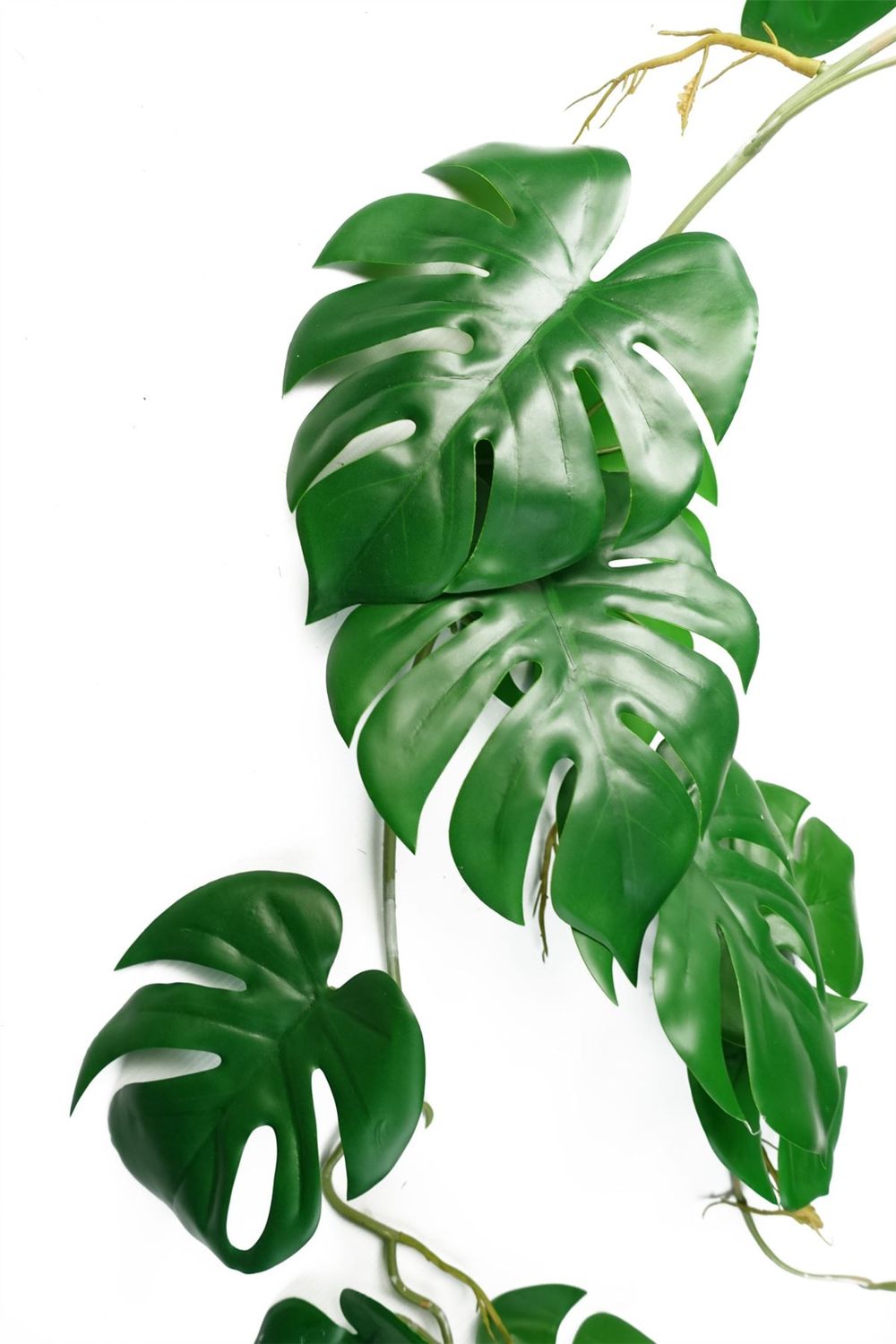 Set of 6 x 100cm Artificial Hanging Trailing Monstera Plants