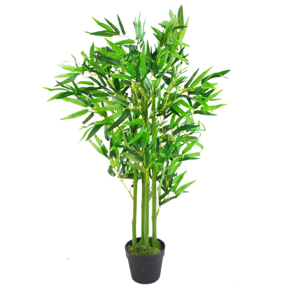 120cm Fat Leaf Artificial Bamboo Tree - XL for a Tropical Vibe