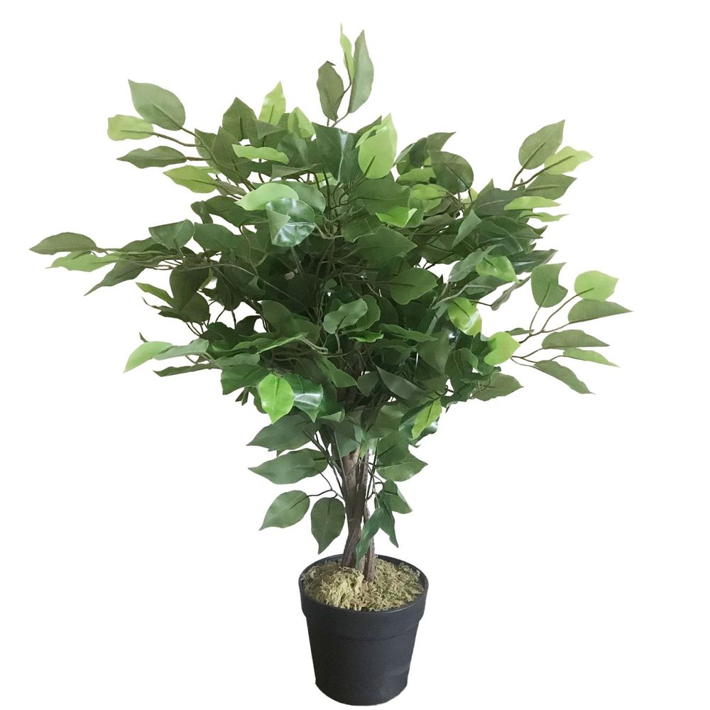 60cm Realistic Ficus Tree - Leafy Artificial Plant for Charming Decor