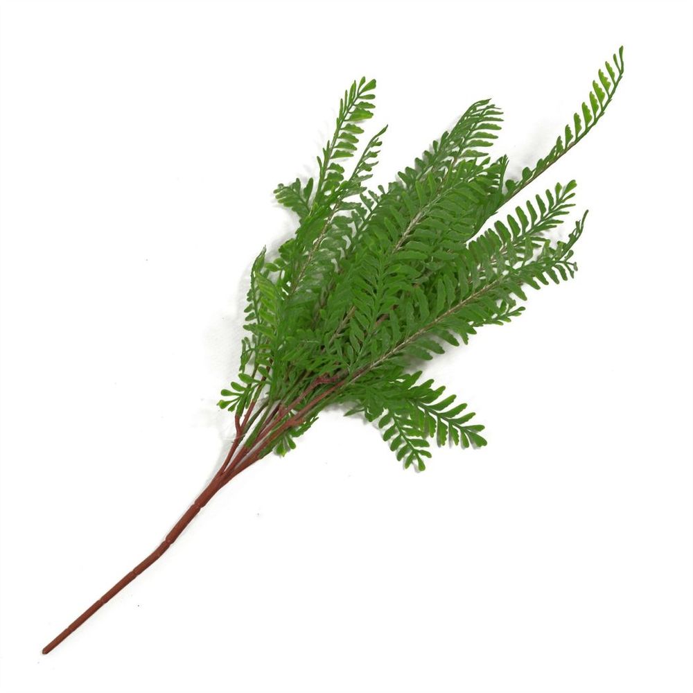 55cm Dark Green Artificial Himalayan Maidenhair Fern Bush - Lifelike Design