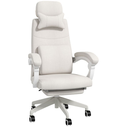 Dark Grey Reclining Home Office Chair with Lumbar Support for Ultimate Comfort