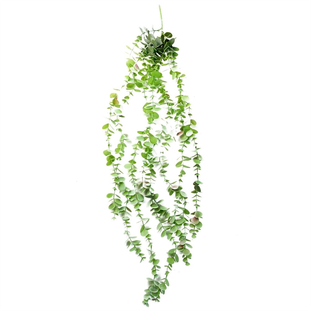 Set of 6 x 80cm Artificial Hanging Trailing Eucalyptus Plants