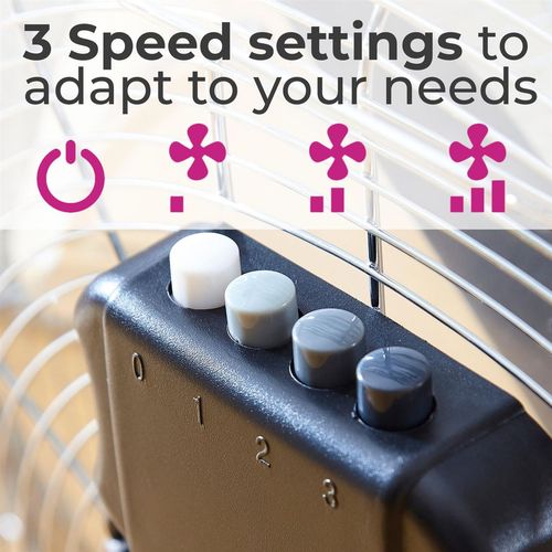 Neo Chrome High Velocity 16-Inch Freestanding Fan - Cool in Style!