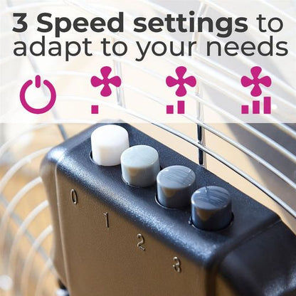 Neo Chrome High Velocity 16-Inch Freestanding Fan - Cool in Style!