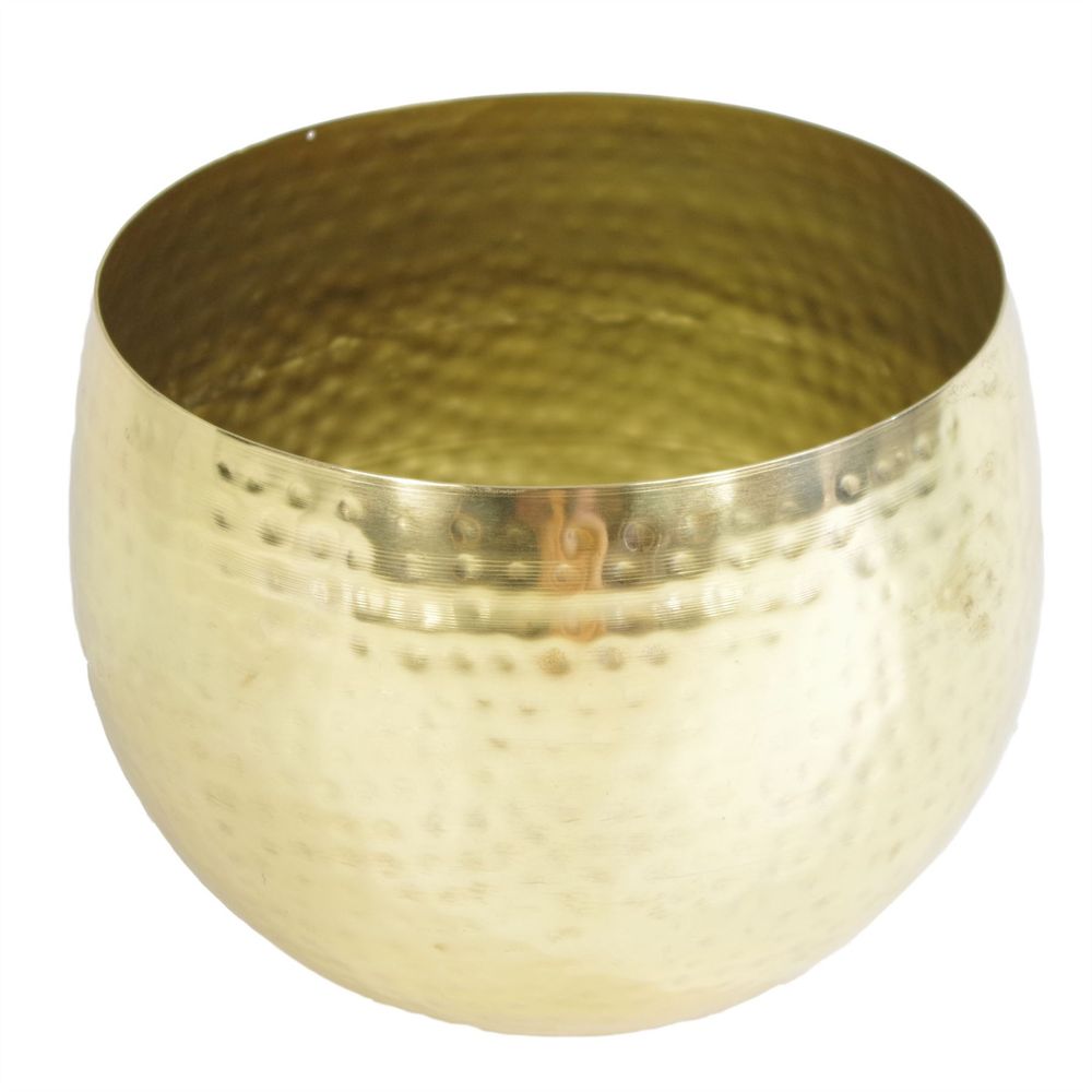 60cm Artificial Monstera Plant with Included Gold Metal Planter