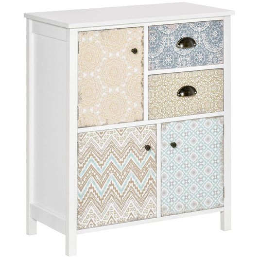 Shabby Chic Drawer Table Sideboard, Multi-Purpose Storage Chest for Stylish Organisation