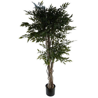 140cm UV Resistant Ruscus Tree - 2716 Leaves for Stunning Greenery