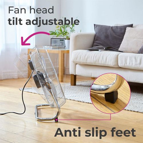 Neo Chrome High Velocity 16-Inch Freestanding Fan - Cool in Style!