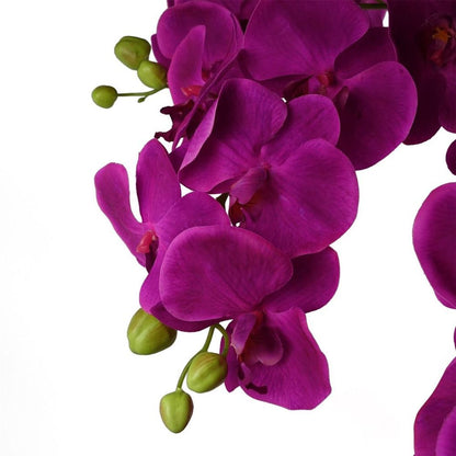 150cm Giant Purple Artificial Orchid Plant - 189 Real Touch Flowers