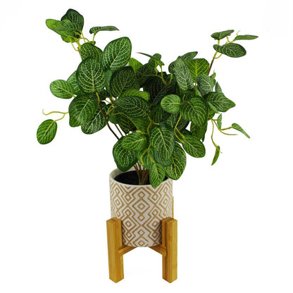 40cm Artificial Variegated Pothos Plant, Lifelike and Attractive
