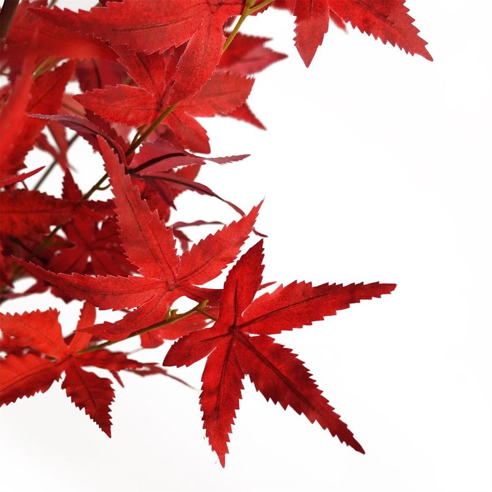 120cm Artificial Red Maple Tree - Stunning Autumn Decor for Any Space