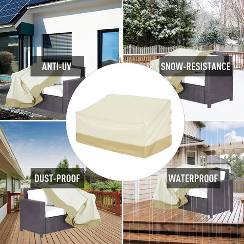 Waterproof Furniture Cover For 3 Seat Rattan Sofa