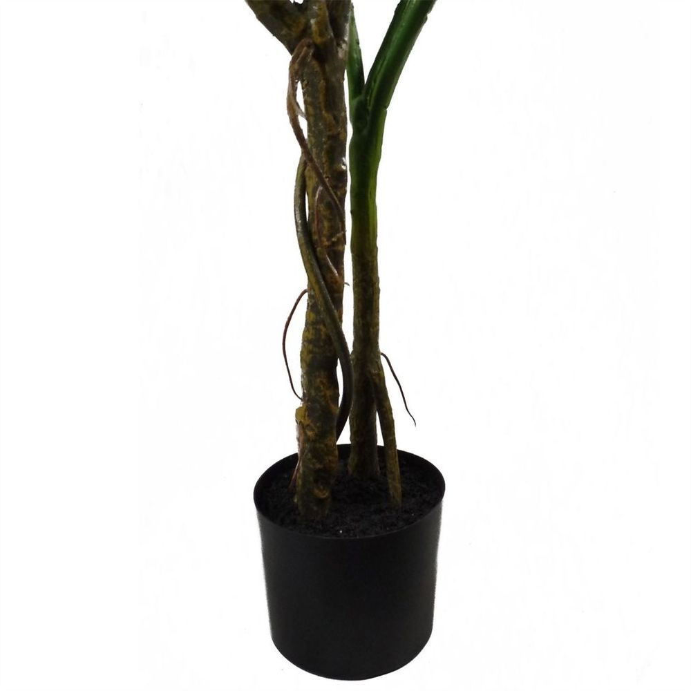 120cm Twisted Stem Artificial Monstera Plant