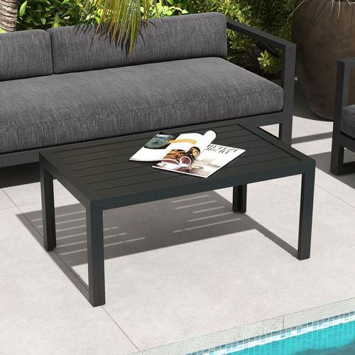 Black Outdoor Side Table – Stylish, Durable, Weather-Resistant Design