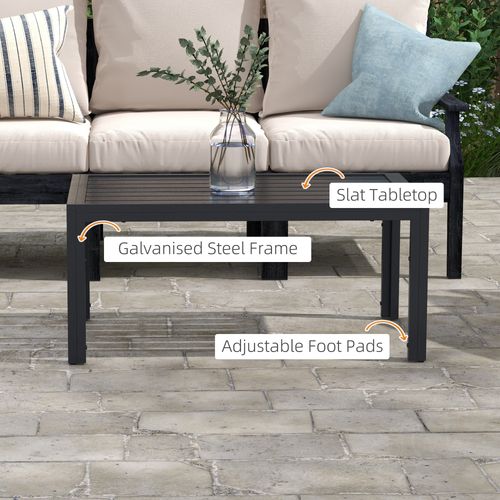 Black Outdoor Side Table – Stylish, Durable, Weather-Resistant Design