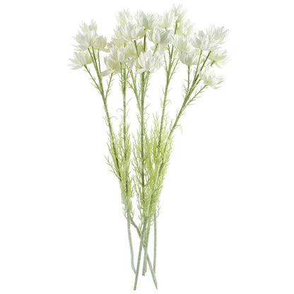 Pack of 6 x 60cm White Starflower Stems - 30 Flowers