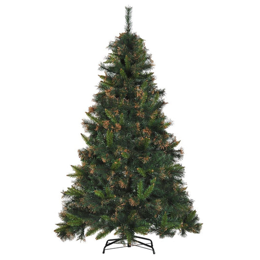 6FT Pre-Lit Artificial Spruce Christmas Tree for Holiday Décor with Stand