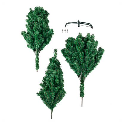 8FT Christmas Tree with 1138 Branches for Impressive Holiday Decor