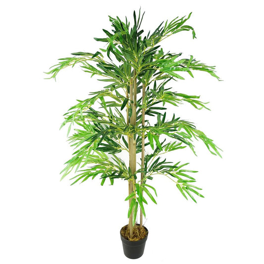 120cm Green Artificial Bamboo Trees - Lively Decor for Every Space