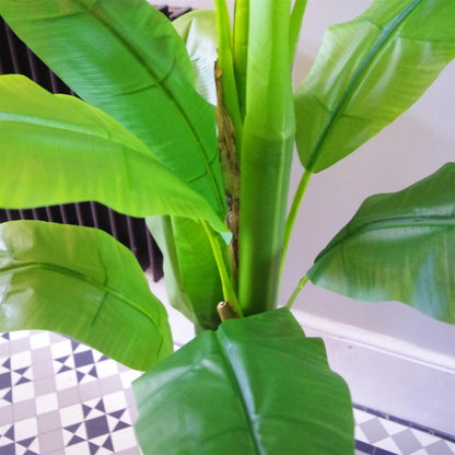 180cm Lifelike Artificial Banana Tree for Tropical Ambiance