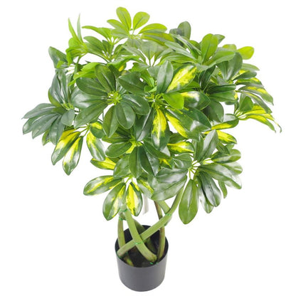 70cm Twisted Stem Artificial Bonsai Bush - Golden Capella Style