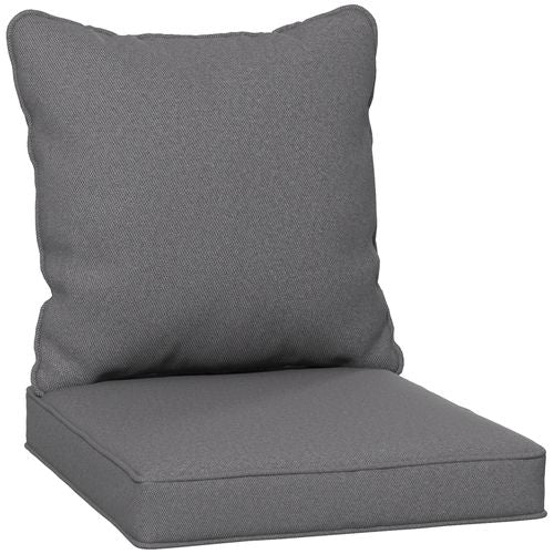 Charcoal Grey One-Piece Outdoor Cushion for Ultimate Relaxation