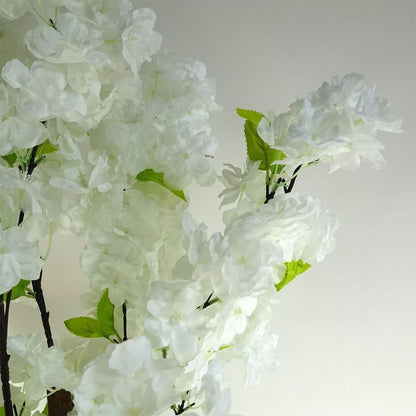 150cm Artificial White Cherry Blossom Tree - Beautiful Floral Accent